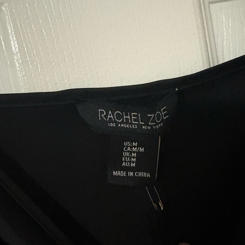 Rachel Zoe Black Spaghetti Strap Slip Dress - Picture 3 of 6